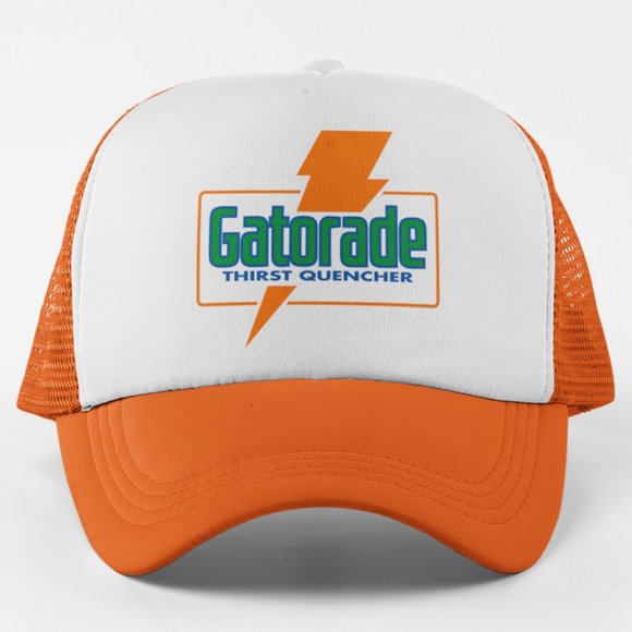 Accessories New Gatorade Retro 198s Logo Foam Trucker Mesh Snapback Hat 2tone Orange Poshmark